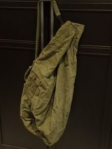 Vintage Military Canvas Duffle Bag Olive Green