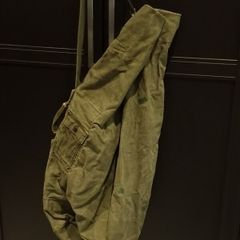 Vintage Military Canvas Duffle Bag Olive Green