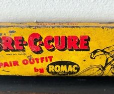 Vintage Romac Cure-C-Cure Bicycle Repair Tin