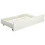 Bed Frame with 2 Drawers White Solid Pine Wood 120x200 cm Image 9