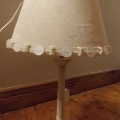 Set of side table / bedside lamps