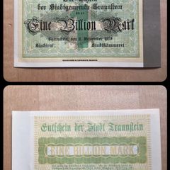 One Billion Marks from November 9, 1923, UNC