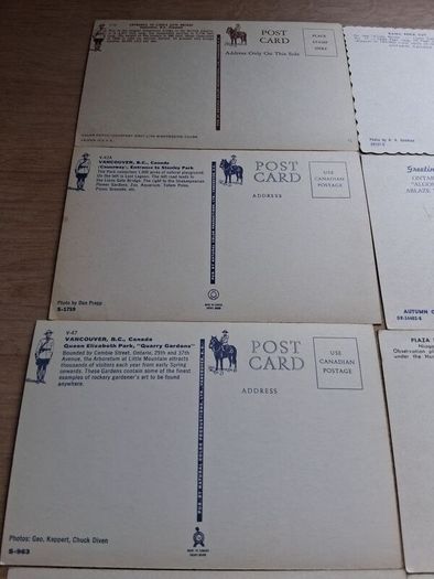 33 x USA And Canadian Mid Century Postcards