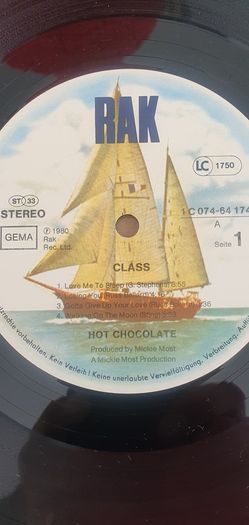 Hot Chocolate  - Class - LP Vinyl -1980