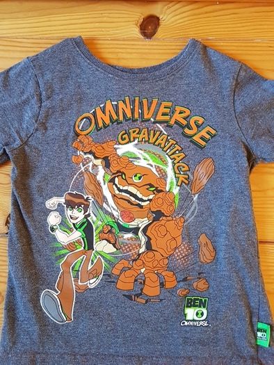 Age 5 Ben10 Grey Gravatack Teeshirt