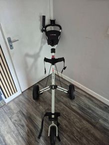 Masters series 3 golf trolley and Taylormade cart bag
