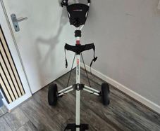 Masters series 3 golf trolley and Taylormade cart bag