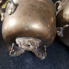 Vintage Brass Planters