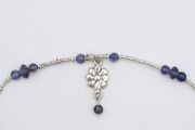 925 vintage sterling silver and amethyst necklace