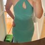women dress maxi Abercrombie and Fitch size M light green Image 4