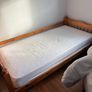Single bed and mattress Image 2