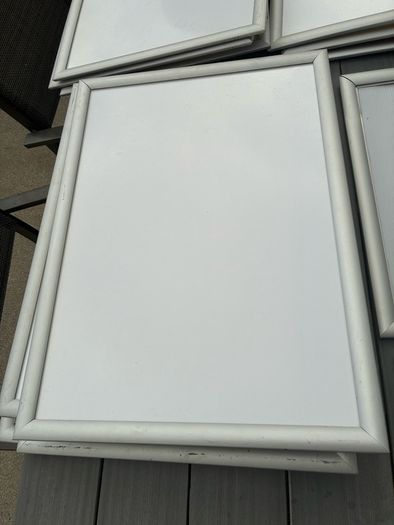 10 snap silver frames 24 x18