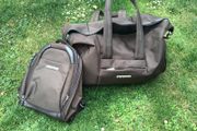 Travel bag and backpack set.