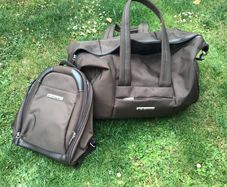 Travel bag and backpack set.