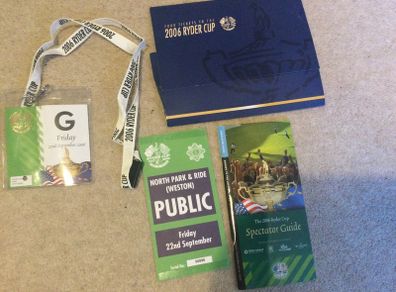 Ryder cup 2006 ticket and guide