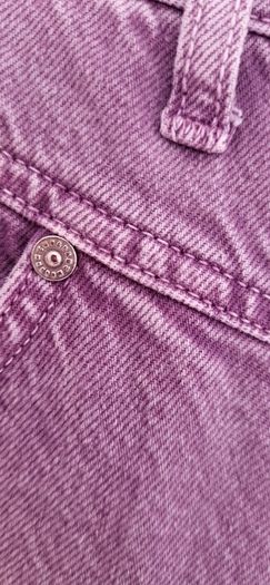 MANGO mauve high waisted frayed bottom jeans Sz 34 (Fit 8UK) - Bnwot Rrp 39.99