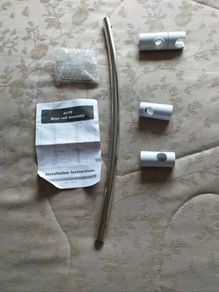 Alfie Shower Curved Riser Rail Kit
