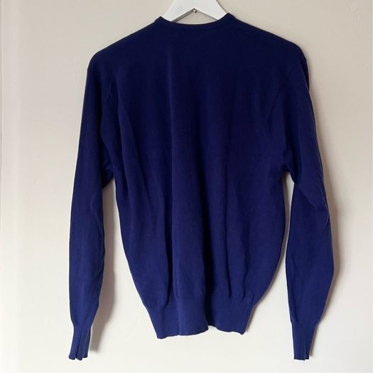 Vintage 100% cashmere Ballantyne of Scotland Cardigan blue purple