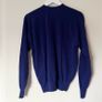 Vintage 100% cashmere Ballantyne of Scotland Cardigan blue purple Image 3