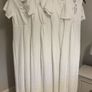 4 x bridesmaids occasion sequin knot front maxi dress ivory (3 x 10, 1 x 12) Image 2