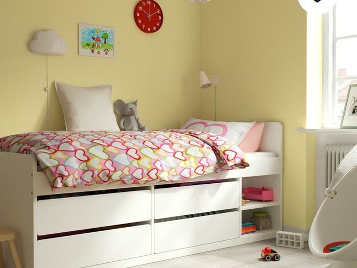 IKEA SLAKT Single Bed with Storage, Excellent Condition