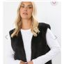 black fur gilet plussize 32 Image 2