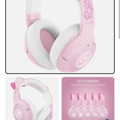 Razer headphones hello kitty