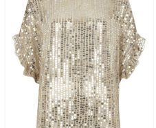 River Island sequin top