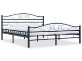 Bed Frame Black Steel 160 x200 cm
