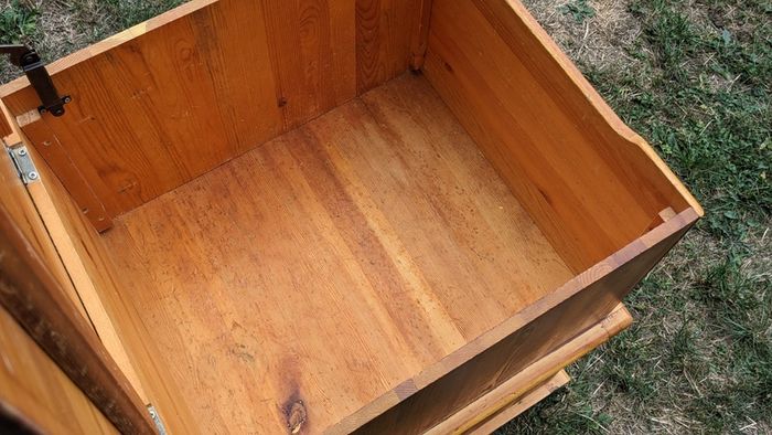 Toy storage, solid wood chest