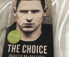 Signed The Choice hardcover book Philly McMahon