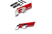 3D Metal Car Grilles Emblem Auto Trunk Fender Mark Label Stickers For VW GTI Polo Golf Passat Tiguan Arteon Touareg CC Taigo GTE