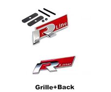 3D Metal Car Grilles Emblem Auto Trunk Fender Mark Label Stickers For VW GTI Polo Golf Passat Tiguan Arteon Touareg CC Taigo GTE