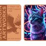 1 Troy Oz Copper Art Bar Fantasy Animals Serie Image 2