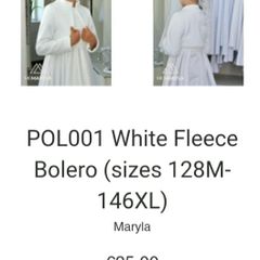 communion dress- bolero