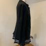 Black casual blazer with embellishment. Image 3