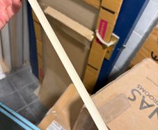 tile trim soft cream 12mm (100)