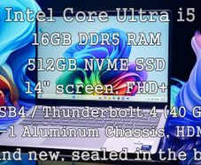 14" Dell business series laptop, NEW, 3 years warranty