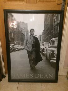 james dean large framed poster
