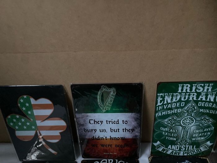 Irish interest Metal Plaques