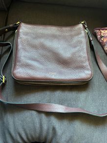 Fossil leather bag