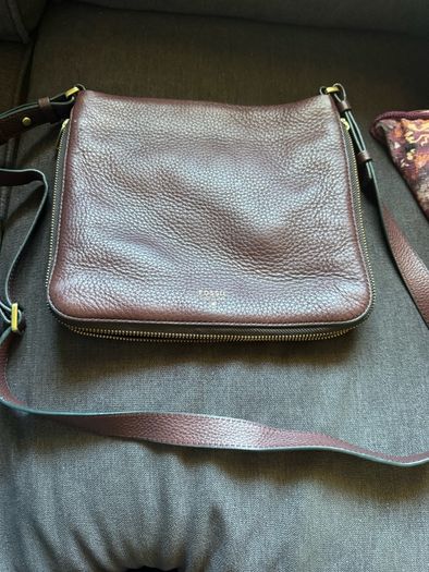 Fossil leather bag