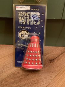 Dapol Doctor Who Figurine Dalek Red & Silver - Boxed