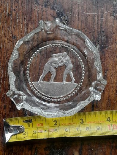 Rare Vintage Boxing Ashtray