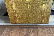 Antique  Brass Log Box
