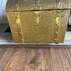 Antique  Brass Log Box