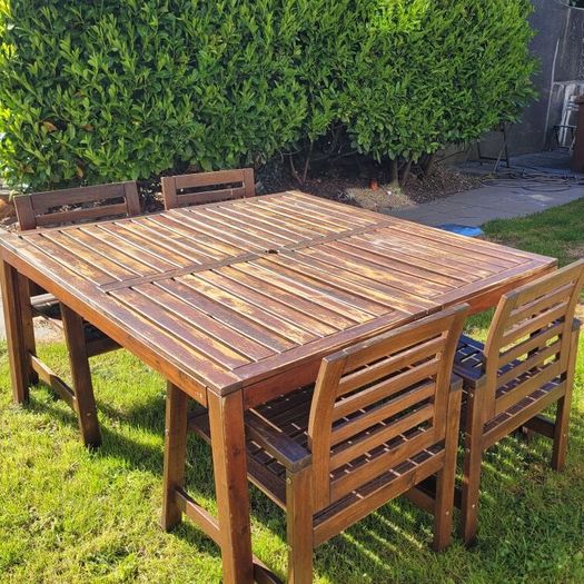 Garden Furniture - Table and Four Chairs.