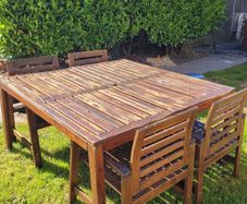 Garden Furniture - Table and Four Chairs.