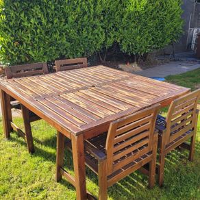 Garden Furniture - Table and Four Chairs.