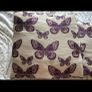 Purple Curtains, Lampshade Cushions and Bin Image 6